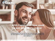 Tablet Screenshot of cupid.co.uk